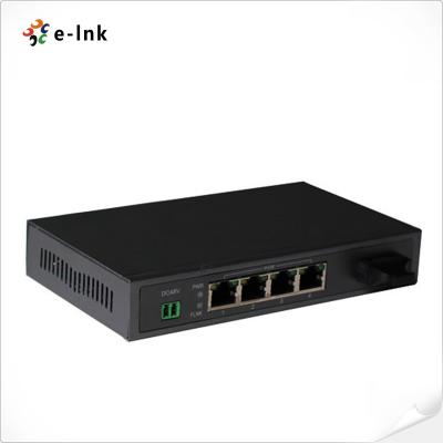 China 48V PoE Ethernet Switch 10/100/1000M Gigabit Fiber To Copper Web Managed Ethernet Switch for sale