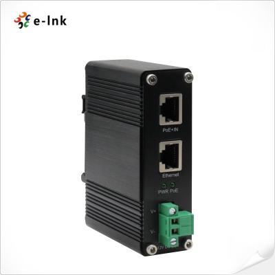 China El poder industrial del gigabit 802.3at 30W del divisor del poder del PoE sobre Ethernet 12VDC hizo salir en venta