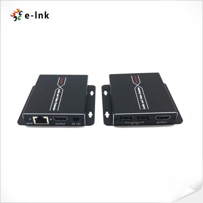 Cina telecomando KVM del riempitivo della fibra di 60M 1080P HDMI sopra Ethernet 4k in vendita