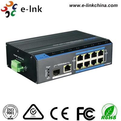 China Interruptor industrial los 250M Fast Ethernet Switch de Ethernet del PoE de 8 puertos en venta