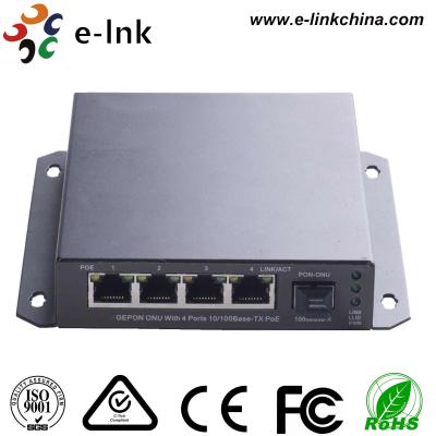 China 4 Port PoE Power Splitter EPON ONU With OAM remote management for sale