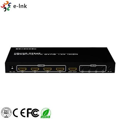 China 4x1 HDMI Multiviewer Switch 4 HDMI Signal Into One HDMI Display Te koop