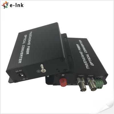 China Convertidor de fibra de video 4 en 1 de 2 canales 5MP HD-AHD / HD-CVI / HD-TVI / CVBS para cámara PTZ en venta