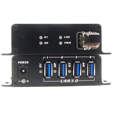 China 4 Port Usb 3.0 Fiber Extender Multi Mode 300 Meters à venda