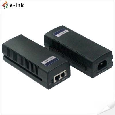 China 10 / 100M PoE Injector IEEE802.3af 15.4W Plug & Play, no configuration required for sale