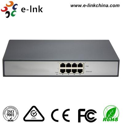 Chine Injecteur PoE à 4 ports - 8x 10/100M RJ45 - ports 1x port d'entrée CA - 4x ports PoE à vendre