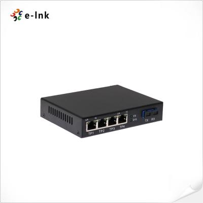 China LED Screen Fiber Converter With 1x10G SC Fiber Port + 4 X 10/100/1000M Ethernet RJ45 Ports for sale