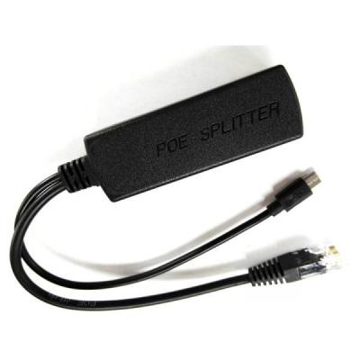 China 10/100M 5V 2A PoE Splitter with Micro USB port for sale