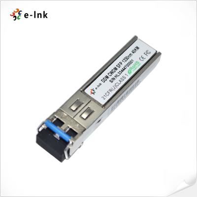 China SFP Fiber Transceiver 3G-SDI CWDM Optical Module 1270~1610nm 40KM LC Connector for sale