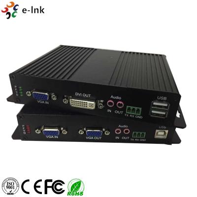 China De Vezel Videomedia van de vezel Optische Convertor 1080P VGA Convertor Audiovergroting 10KM Te koop