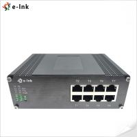 中国 管理対象外のイーサネット産業PoEスイッチ8左舷ギガビットRJ45 販売のため