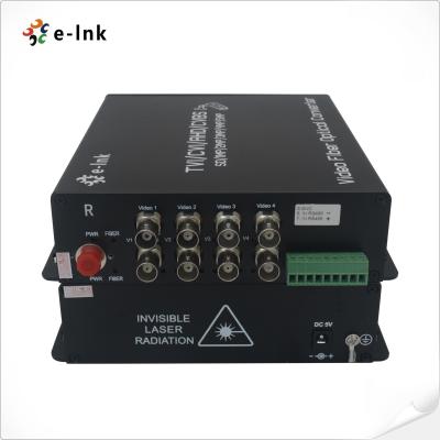 China 8Ch 5MP HD-AHD/CVI/TVI/CVBS 4-In-1 Coaxial to Fiber Optic Converter for sale