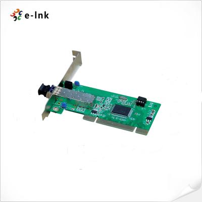 China Fiber Gigabit Ethernet PCIE Lan Card NIC SFP Slot 1000M Single Port for sale