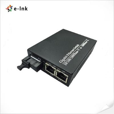 China 10/100M 2U Rack Mount Optic Fiber To Lan Converter Switch 14 Slots for sale