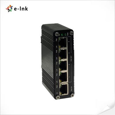 China 1-Port 802.3bt PoE++ to 4-Port 802.3af/at Gigabit PoE Extender for sale