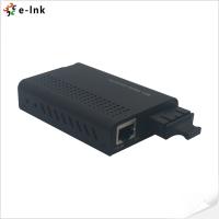 China Mini 10/100/1000Base-TX To 1000Base-FX SC Fiber Media Converter for sale