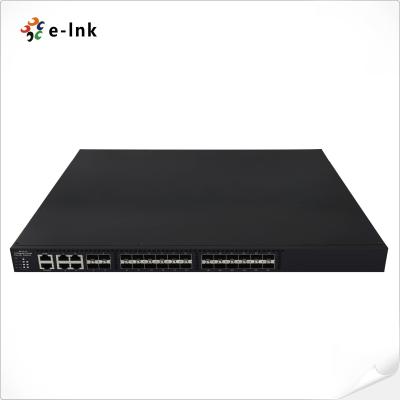 China 10G Fiber Optic Switch 24-Port SFP 4-Port 10/100/1000M TP/SFP Managed Fiber Switch for sale