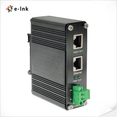 China Injetor industrial de 95W 802.3bt PoE++ (12~48VDC, 2x RJ45) à venda