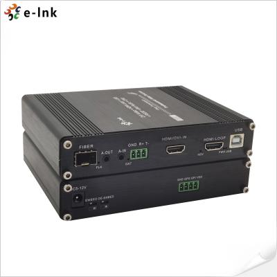 China 1080P HDMI KVM Stereoaudio-GPIO HDMI USB Ergänzung Faser-Optikkonverter Bidi zu verkaufen