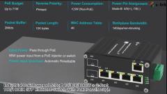 Industrial PoE Powered Ethernet Switch 5 Port 10 100 1000T + 2 Port 100 1000X SFP