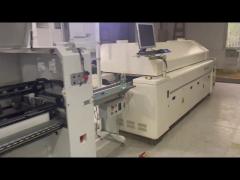 6 Heads Medium SMT line CHM-750 at Chinese factory