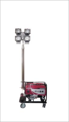 China Portable 2kw Diesel Light Tower For Coal Industry Emergency , 4 * 500w for sale