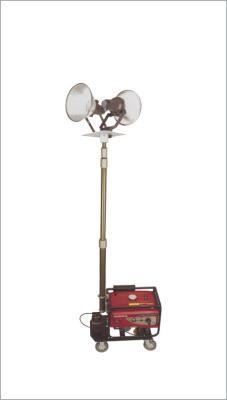 China Portable 2*400w Truck Mounted Light Tower With 2kw Diesel / Gasoline Generator for sale