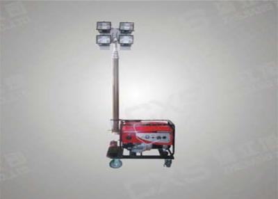 China Gasoline / Diesel Light Tower , Portable 4 × 500w Explosion Proof Light Towers for sale