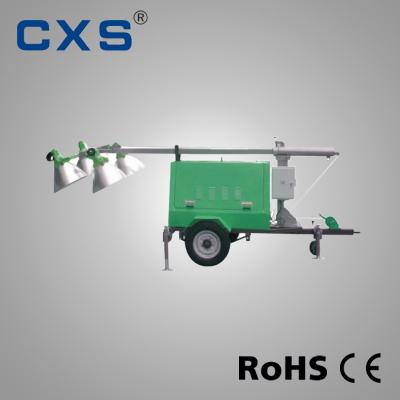 China Mobile Telescopic Trailer Mounted Light Towers , 4 * 1000w Explosion Proof Light Tower for sale