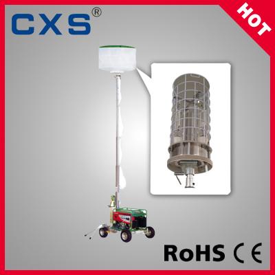 China High Power Diesel Mobile Lighting Tower 6M Height energy saving for sale