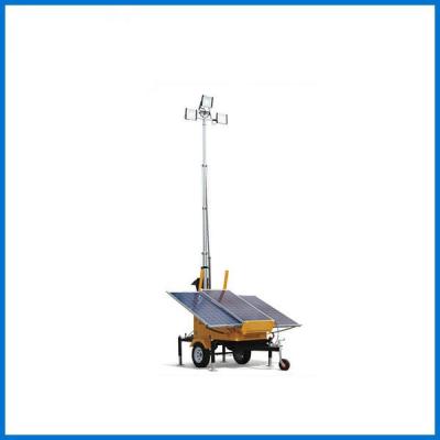 China 3 × 50W International Solar Light Tower generator with solar power for sale