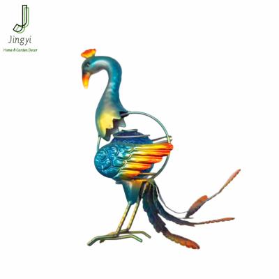 China Gardens Jingyi Lovely Bird Solar Powered Shapes Glowing Animals for sale