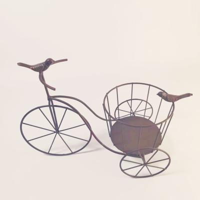 China Custom size and special color metal bicycle wall hanging decoration design for sale