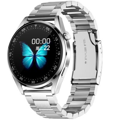 China Touch Screen Orunjo E20 2022 New Hot Weather Find Watch Alarm Clock Hands Up Business Fashion Men's Smart Watch for sale