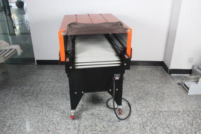 China Model no BS-4525 Shrink  packaging machine, Steel of material,Orange with Black color Tunnel  size 450x(50-250)mm for sale