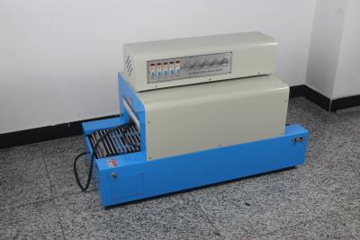 China Modelleer nr BS-250 krimpen verpakkende machine, Staal van materiaal, Blauw met Witte grootte 250x150mm van de kleurentunnel Te koop