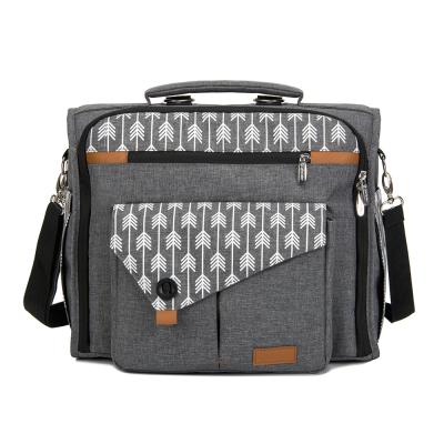 China Higher Strength Water Proof Multifunctional Baby Diaper Bags Large Capacity Mummy Bags for sale