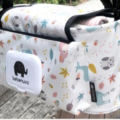 China Simple Package Unisex Design Felt Mother Care Organizer Hanging Baby Diaper Bag for sale