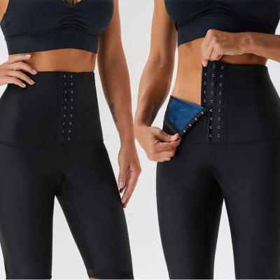 China Hot Viable High Waist Gaiters Body Shaper Wear Panty Yoga Pants Burning Yoga Pants Fat 2022 for sale