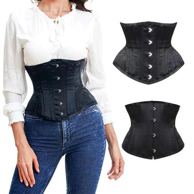 China Antibacterial Shapewear Women Shaper Tummy Waist Shapers Wrap For Gothic Steampunk Royal Court Corset Bustier Control Corset for sale