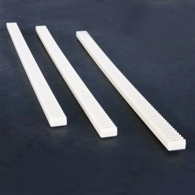 China Non-deformable self-lubricating MC pa66 flexible plastic nylon rack and pinion for sale