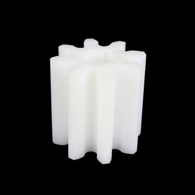 China New Design White Nylon Plastic Sprockets Precision Non-deformable Customized Small Pom Gear for sale