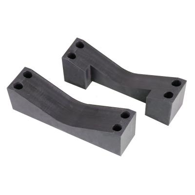 China Wear resistant; High density ; Good Toughness Custom Parts HDPE / uhmwpe Pipe Support Block Sliding Nylon Pipe Clamp Slider for sale