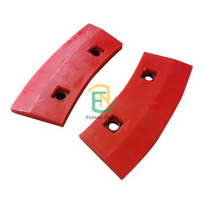 China The wear resistance and acid and alkali resistance polyurethane pad urethane anti-abrasion machine part PU castings for sale