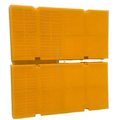 China Mining Dewatering Ore 305*610mm Polyurethane Coal Mesh Screen Panel for sale