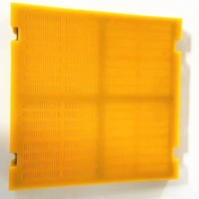 China Liquid Polyurethane Filtration Polyurethane Vibrating Screen Panel Vibrating Screen Mesh for sale