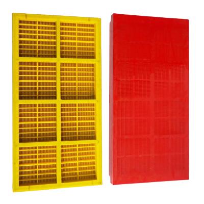 China Ore 305*610*45mm Size Polyurethane Dewatering Screen Mesh Net for sale