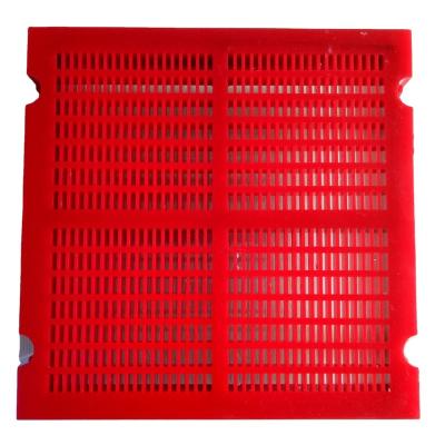 China Mineral 305*305*30mm Polyurethane Mining Dewatering Screen Mesh for sale