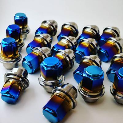 China General Industry Titanium GR5 12 Point Hex Hex Point Nuts M8 M10 M12 M14 Square Titanium Twelve Nuts for sale