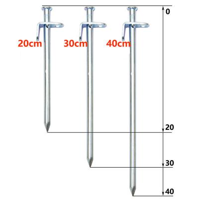 China Lightweight Titanium Alloy Pegs Portable Camping Tent Stakes Tent Stakes For Picnic, Hiking, Backpacking for sale